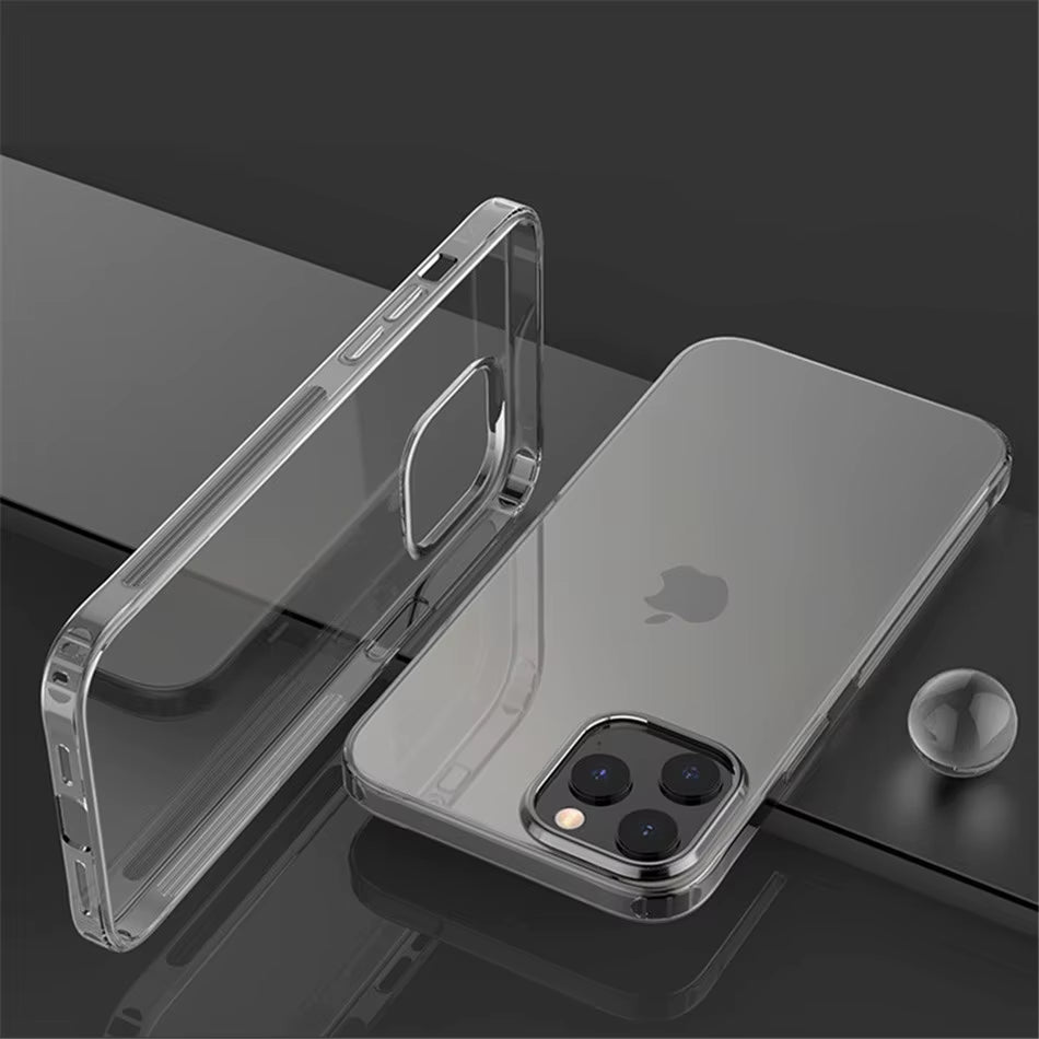 Ultra Thin Clear Silicone Case for Iphone 16 15 14 13 12 11 Pro Xs Max Mini XR X 7 8 6S plus 6 SE 2020 2022 2016 5 5S Back Cover
