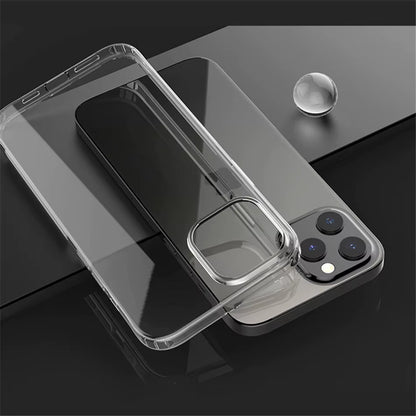 Ultra Thin Clear Silicone Case for Iphone 16 15 14 13 12 11 Pro Xs Max Mini XR X 7 8 6S plus 6 SE 2020 2022 2016 5 5S Back Cover